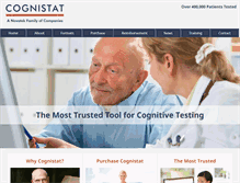 Tablet Screenshot of cognistat.com